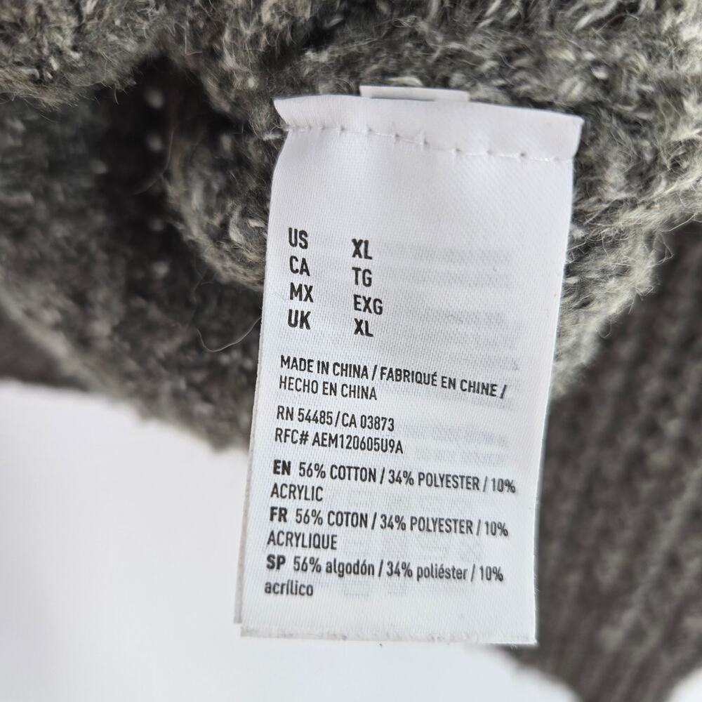 American Eagle Women Oversized Fisherman 
Roll Neck Multi Knit Sweater XL - Picture 8 of 11